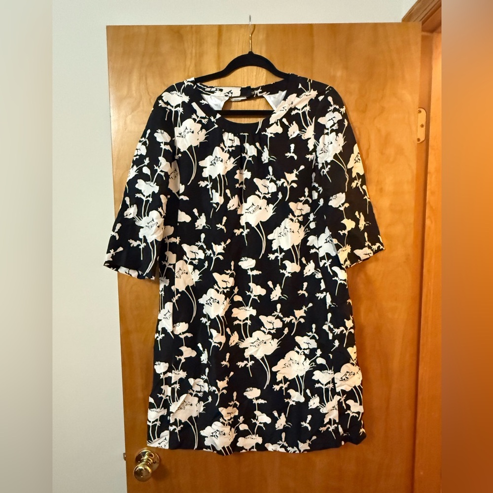 Kate Spade x Florence Broadhurst Dorothy Dress Floral Shift 100% Silk Boho 10